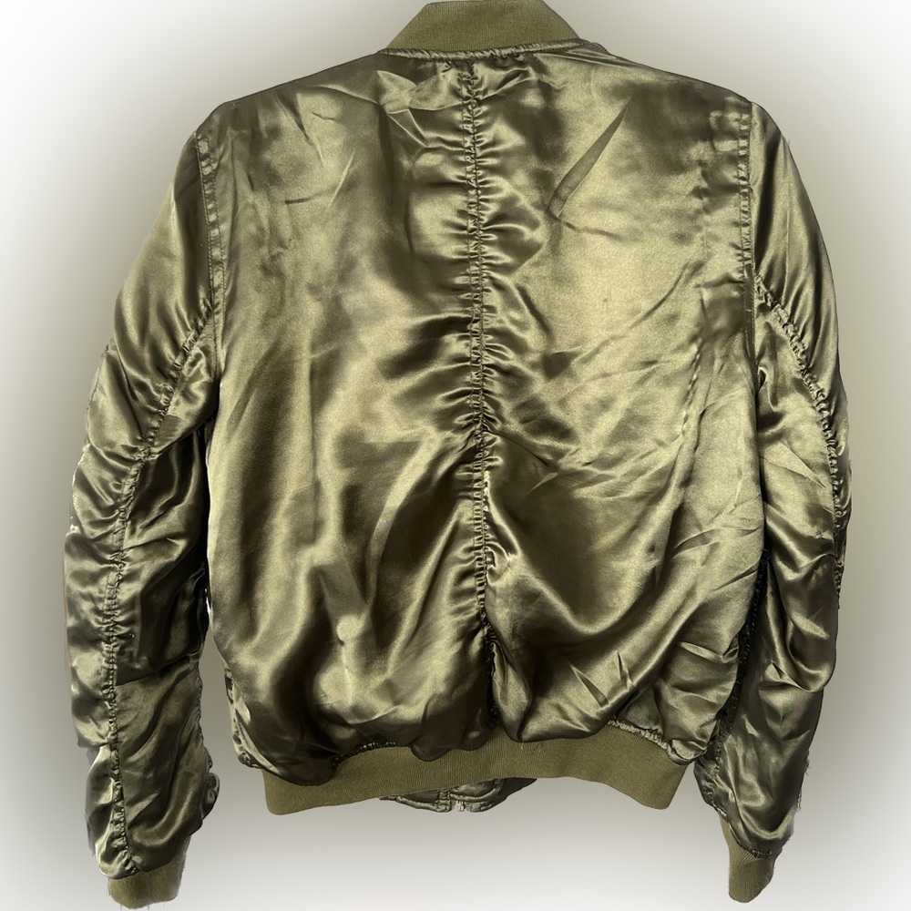 Better Be Olive Green Bomber Jacket Size Medium